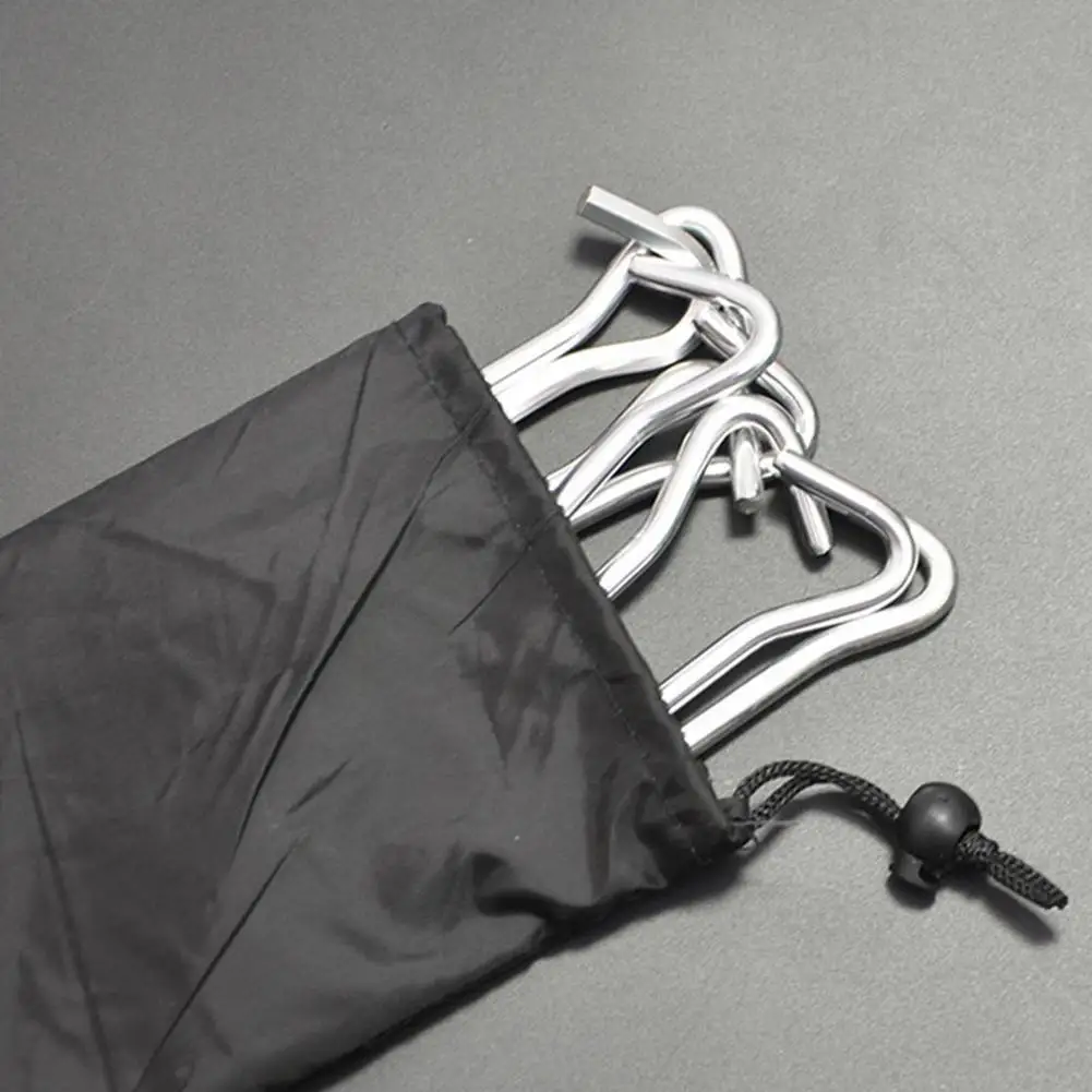 

NEW Outdoor Tent Nail Aluminium Alloy Stake Rope Camping Hiking Equipment Accessories Sun Shelter Accessories Windproof Tent Peg