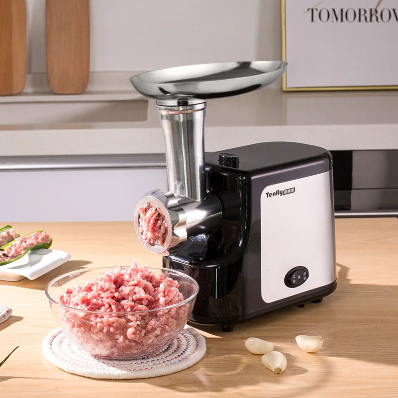 

Electric Meat Grinder 220V Stainless Steel Meat Grinder Household Commercial Small Mincing Filling Enema
