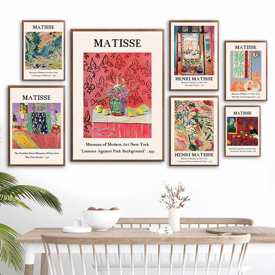 

Henri Matisse Vintage Abstract Landscap Wall Art Canvas Painting Nordic Posters And Prints Wall Pictures For Living Room Decor
