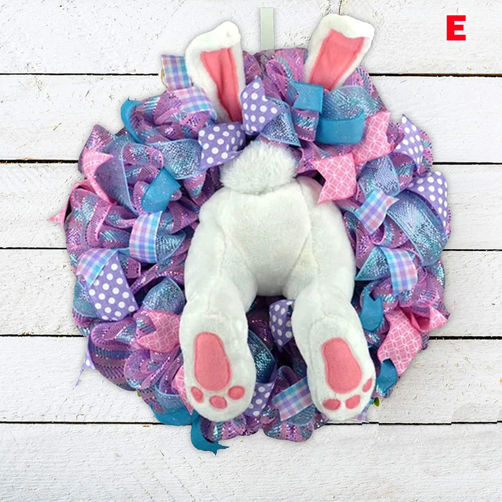 

Easter Door Decorations Bunny Butt and Ears Wreath Easter Spring Outdoor Indoor Hanging Welcome Wreath BDF99