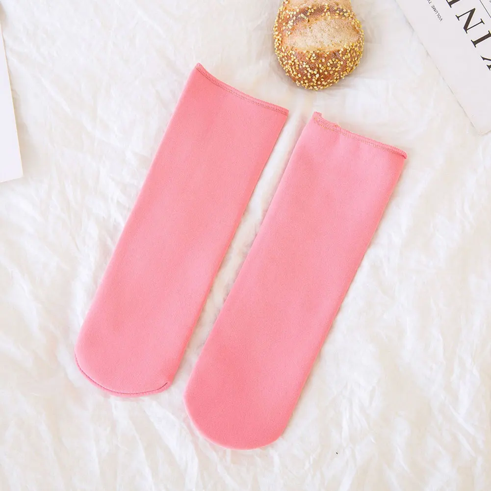 

Thicken Solid Mid-calf Winter Socks Lovely Soft Warm Elastic Autumn Kids
