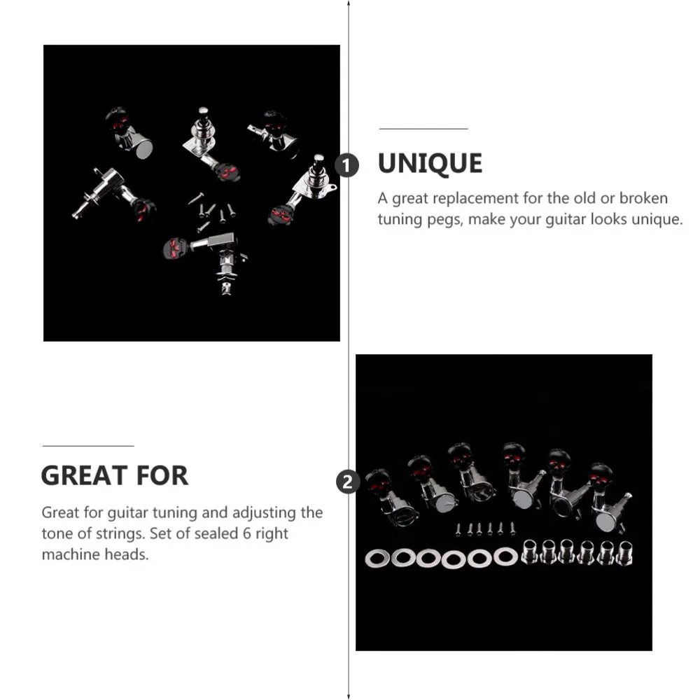 

1 Set Tuning Peg Guitar Tuner String Key Guitar Machine Heads for Guitar Bass