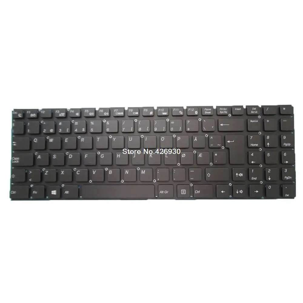 

GR UK NE Laptop Replacement Keyboard For Multicom For Talisa U953 Germany United Kingdom Nordic black without backlit new