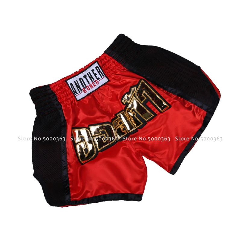 Kick Boxing мужские тренировочные шорты для мальчиков ММА Муай Тай детские спортивные