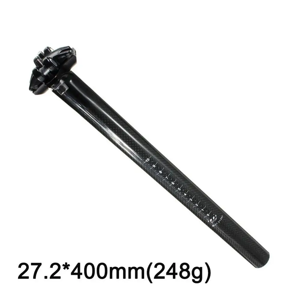 27.2-400mm Новая стойка сидения для горного велосипеда из углеродного волокна, велосипедный Запчасти MTB дорожное сиденье подседельный штырь 25,4/27,2/30,8/31,6 мм Аксессуары для велосипеда XD88 - Цвет: 27.2-400mm