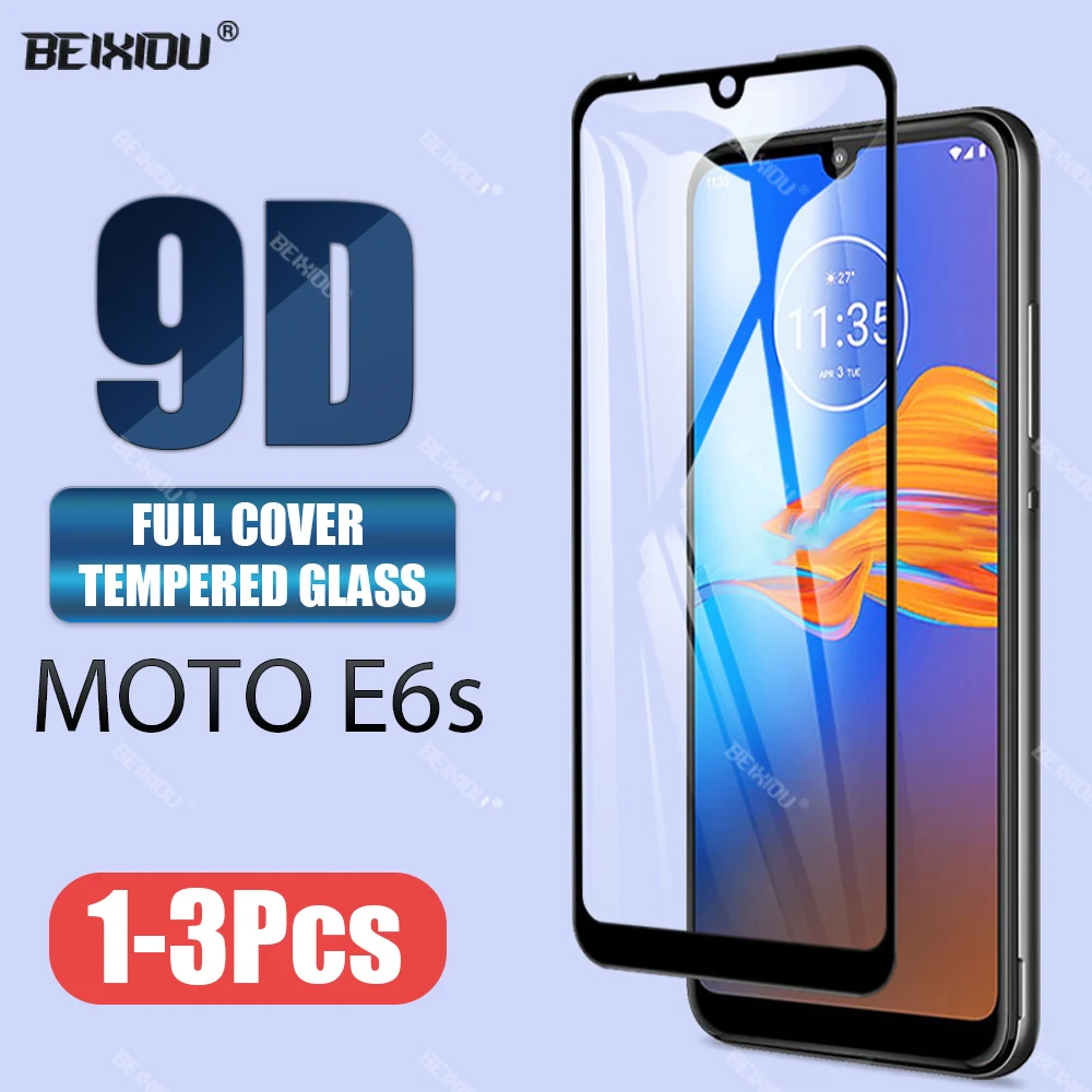 Новое 9D закаленное стекло для Motorola Moto E6s 2020 полное покрытие защита экрана
