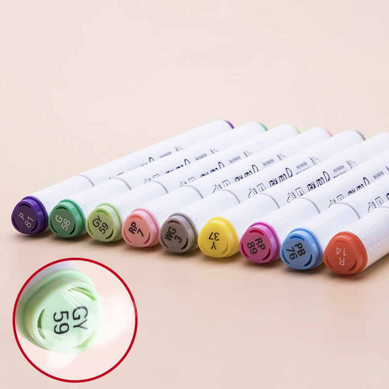 

Tianhao 30/40/60/80 Color Animation Art Marker Set Alcohol Based Markers Pen for Drawing Manga Cartoon Sketch Painting A6232