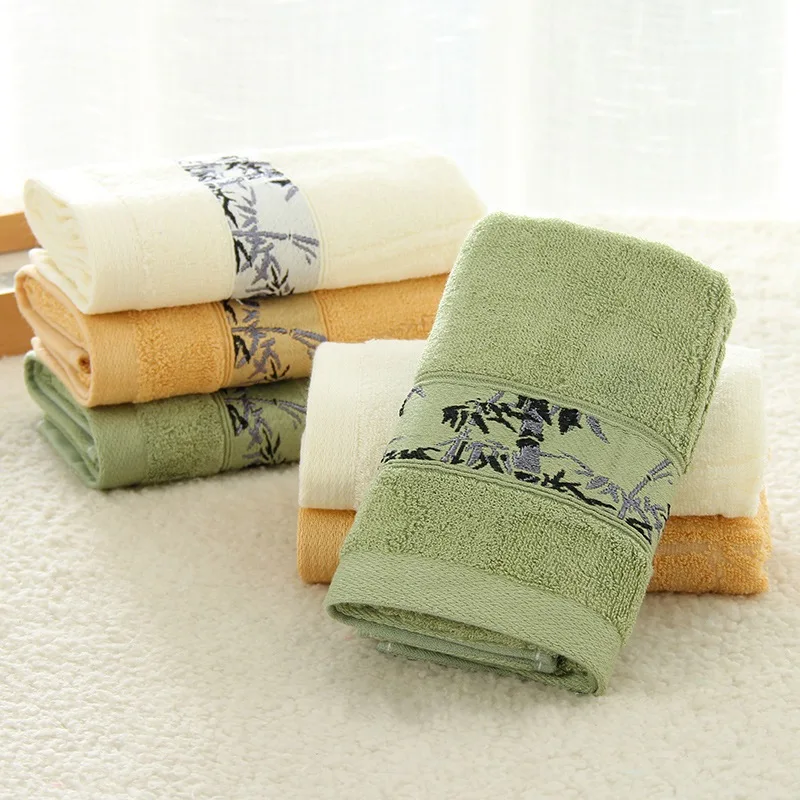 

Bamboo Fiber Towels Adult Men And Women Household Children'S Towels Absorbent And Non-Linting Bath Towels