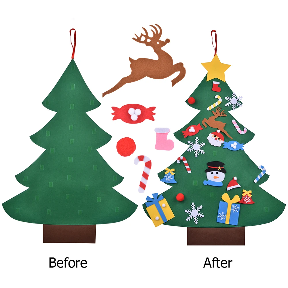 Новое поступление DIY войлочные Рождественские елочные украшения домашний Декор