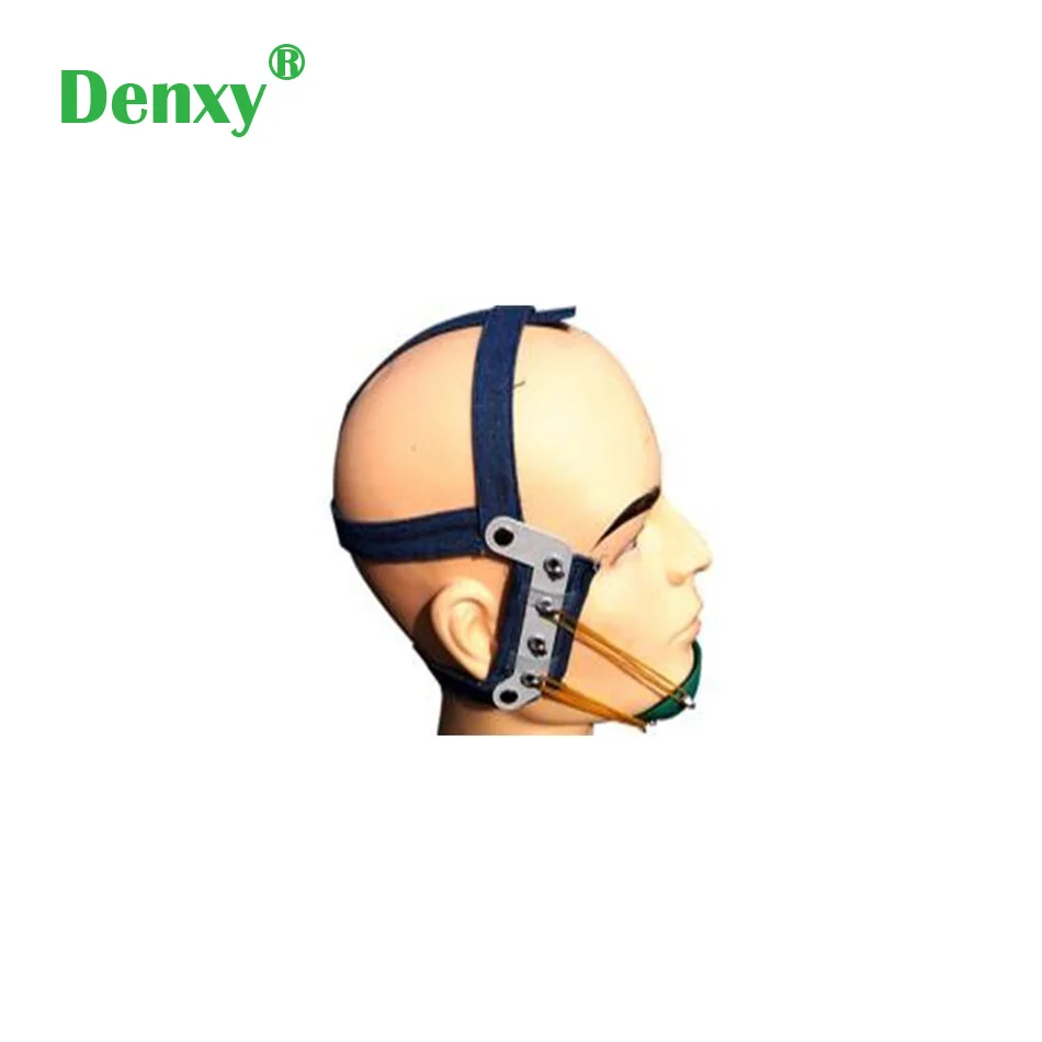 Denxy 3pc Orthodontic Combination head cap Headgear Strap extraoral anchorage  attachment product Orthodontic Dental bracket