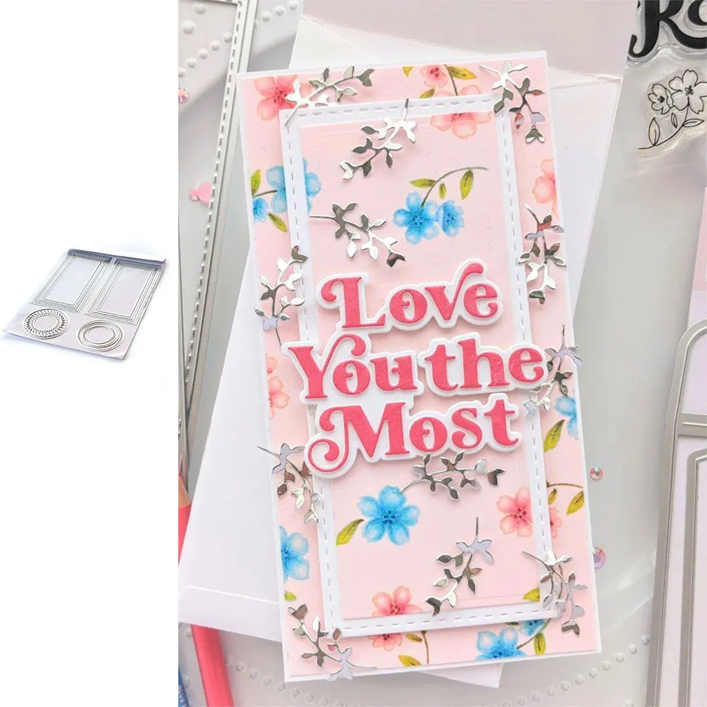 

Lotus Leaf Lace Die Set Metal Cutting Dies Scrapbook Diary Decoration Stencil Embossing Template DIY Greeting Card Handmade