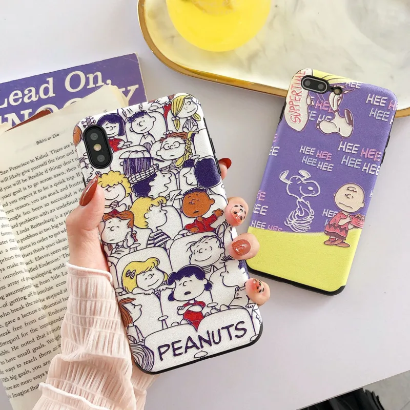 Чехол для телефона с мультяшным милым иллюстрационным рисунком для iPhone11 X XS XR XSMax 8 7 6 6S PluS, полноценная мягкая оболочка с защитой от падений.
