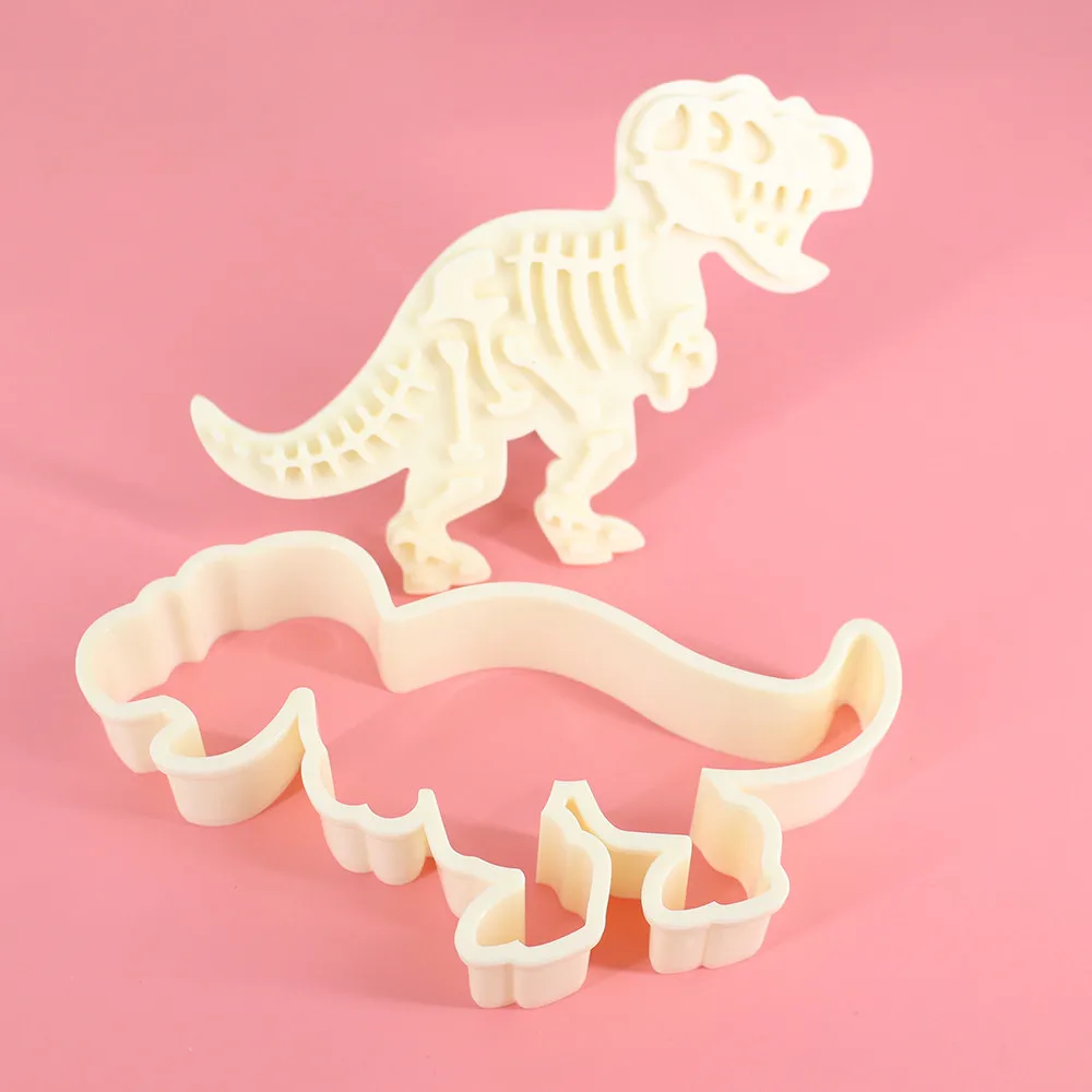 Динозавров Детская формочка для печенья Форма выпечки помадной глазури 3D формы