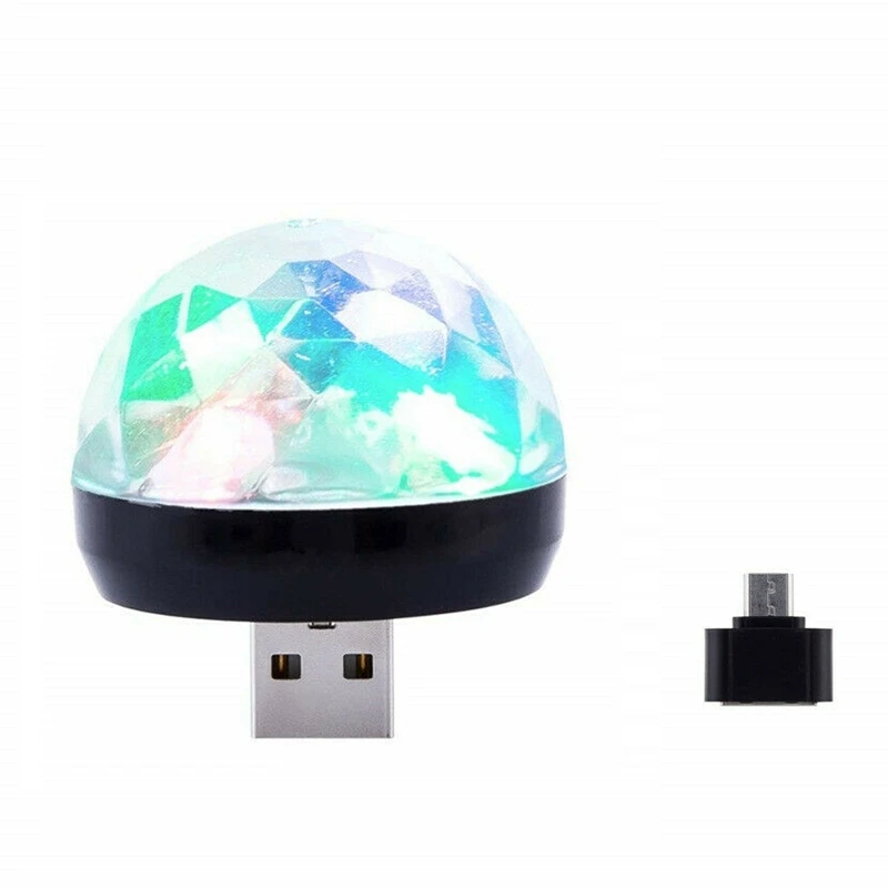 Usb мини светодиодный диско-магический светильник шар портативный караоке
