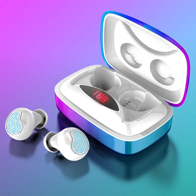 Arlado X29 градиентные беспроводные bluetooth-наушники портативные сенсорные наушники с 2000 мАч Мощный светодиодный дисплей Спортивная гарнитура