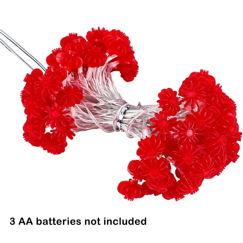 

33 Feet 80 LED Red Hanging Lanterns String Lights Chinese New Year Decoration Fairy for Spring Festival Wedding,Xmas