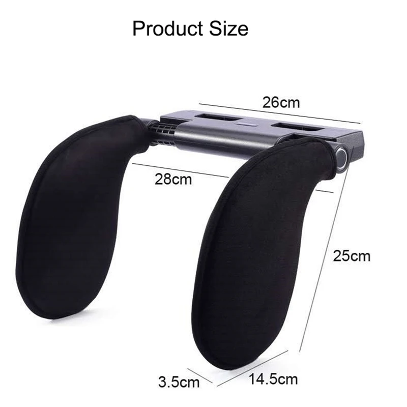 

Soft Adjustable Car Seat Headrest Pad Travel Support On Side Pillow Head Shoulder Neck Rest Sleep Cushion For Kid and Adult