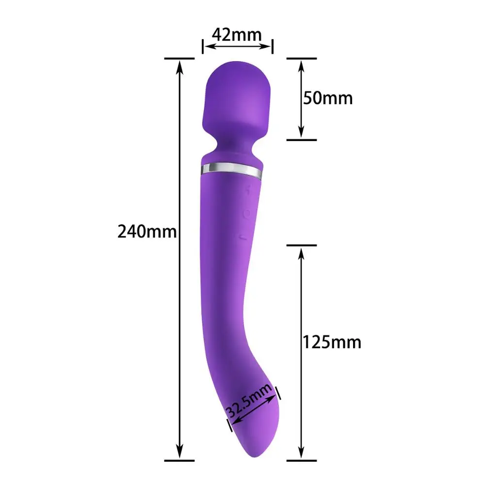 20 Modes Double Head Vibrator Sex Toys for Woman Adults Vagina Clitoris Anal Female Dildo Erotic Intimate Goods Machine Shop | Красота и