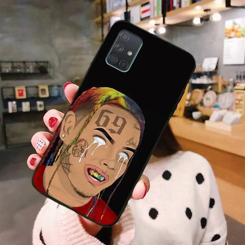 Мягкий чехол Tekashi69 6ix9ine для Samsung A10 A20 A30 A40 A50 A70 A80 A71 A51 A6 A8 2018 | Мобильные телефоны и