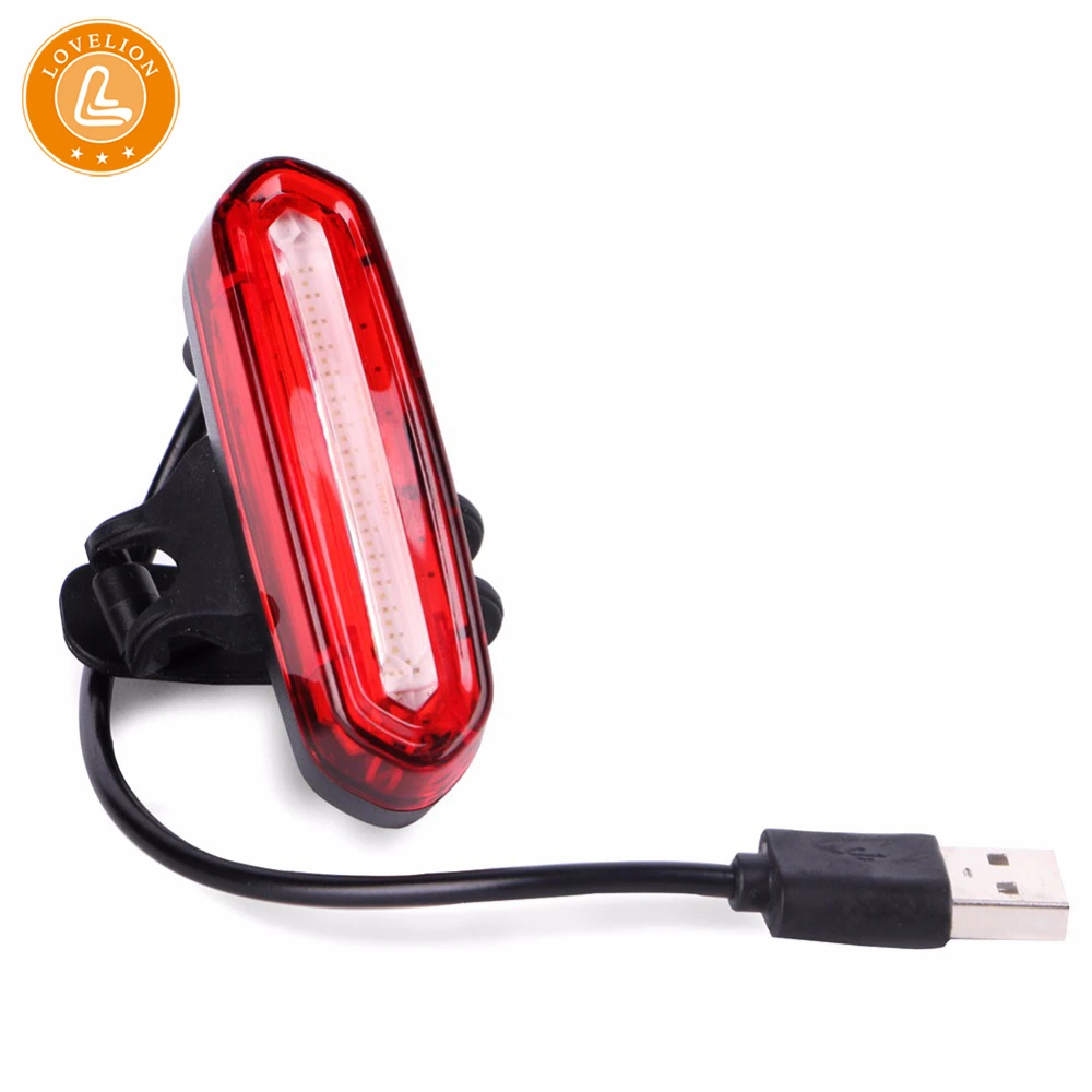 LOVELION Sirius bike taillight USB charged LED flash warning light running riding helmet equipment |