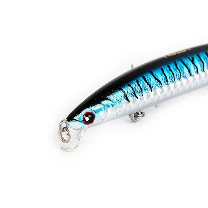 

NOEBY Minnow Bait 130mm 12g Floating 0-0.5m Fishing Lure 3D Eyes Lifelike Wobbler Hard Bait VMC Hooks Saltwater Fishing Tackle
