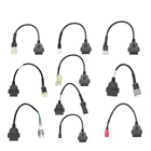 OBD2 разъем для мотоцикла YAMAHA 3pin 4pin 6pin для HONDAKTMSUZUKIDUCADIKAWASAKI Moto OBD Удлинительный кабель