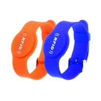 100pcslot 13 56mhz rfid wristband nfc ntag213 chip silicone rubber wristband smart nfc tag adjustable wrist strap for events