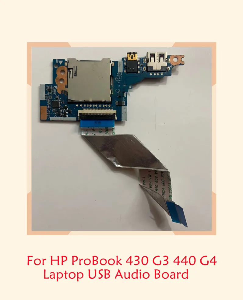 

Оригинальная USB аудиоплата GZ855 для ноутбука HP ProBook 430 G3 440 G4 с кабелем DA0X81TH6E0 905713-001