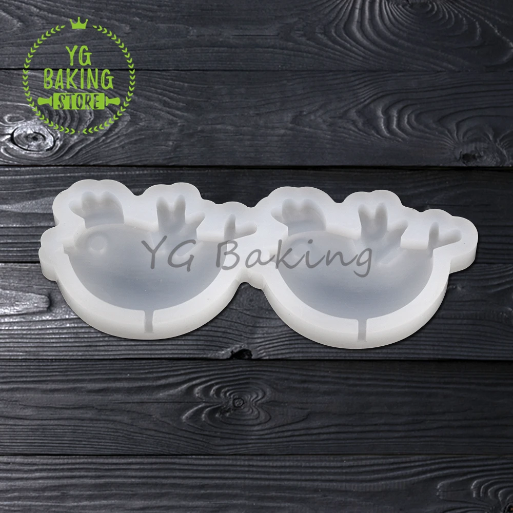 Новое поступление эпоксидная силиконовая форма для торта в виде животных птиц