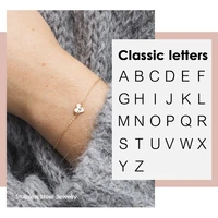 jujie stainless steel customize letters bracelets for women wedding elegant heart shape bracelet jewelery wholesaledropshipping