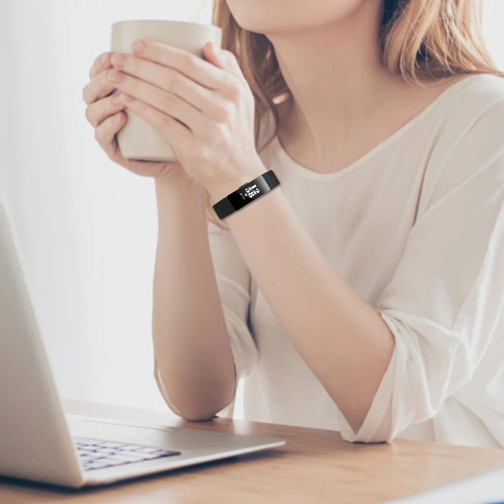 Leather Watch Strap Replacement Wristband for FitbitInspire Smart NC99 | Электроника