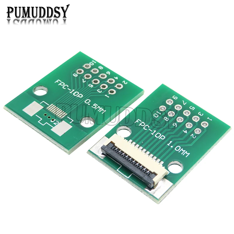 FPC FFC 0 5 мм 1 шаг преобразования платы DIY печатная плата 6P ~ 60 P 6 8 10 20 24 26 30 34 40 50 разъем