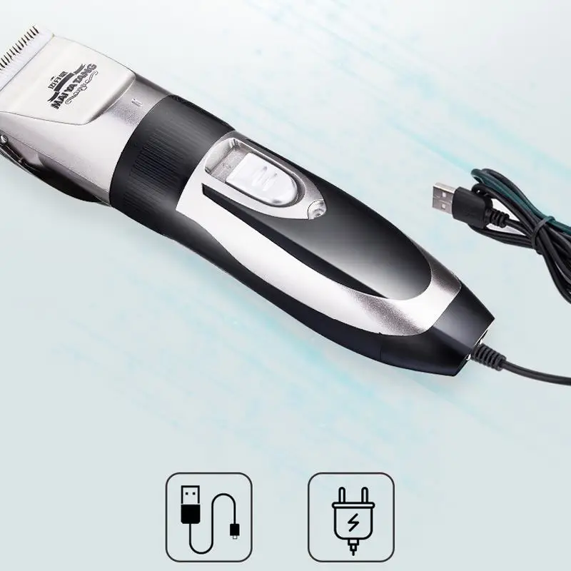 Электрический триммер для шерсти собак USB зарядка машинка стрижки домашних