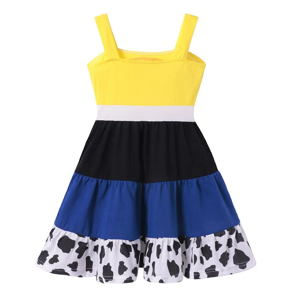 Женский костюм принцессы Jessie нарядное платье-туника на бретелях для девочек дня