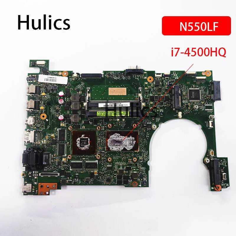 Hulics оригинальный N550LF материнская плата i7-4500HQ Материнская Asus N550 N550L Q550L Q550LF для