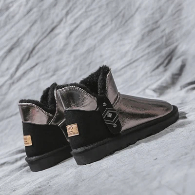 

Snow boots women 2021 winter women's shoes new wild plus velvet thickening warm flat-bottomed large size women's boots