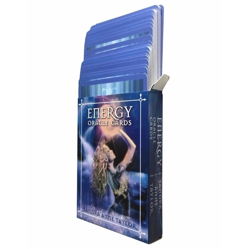 

Energy Oracle Cards English Version Tarots 53-Card Deck Mysterious Divination Party Board Game T8NC