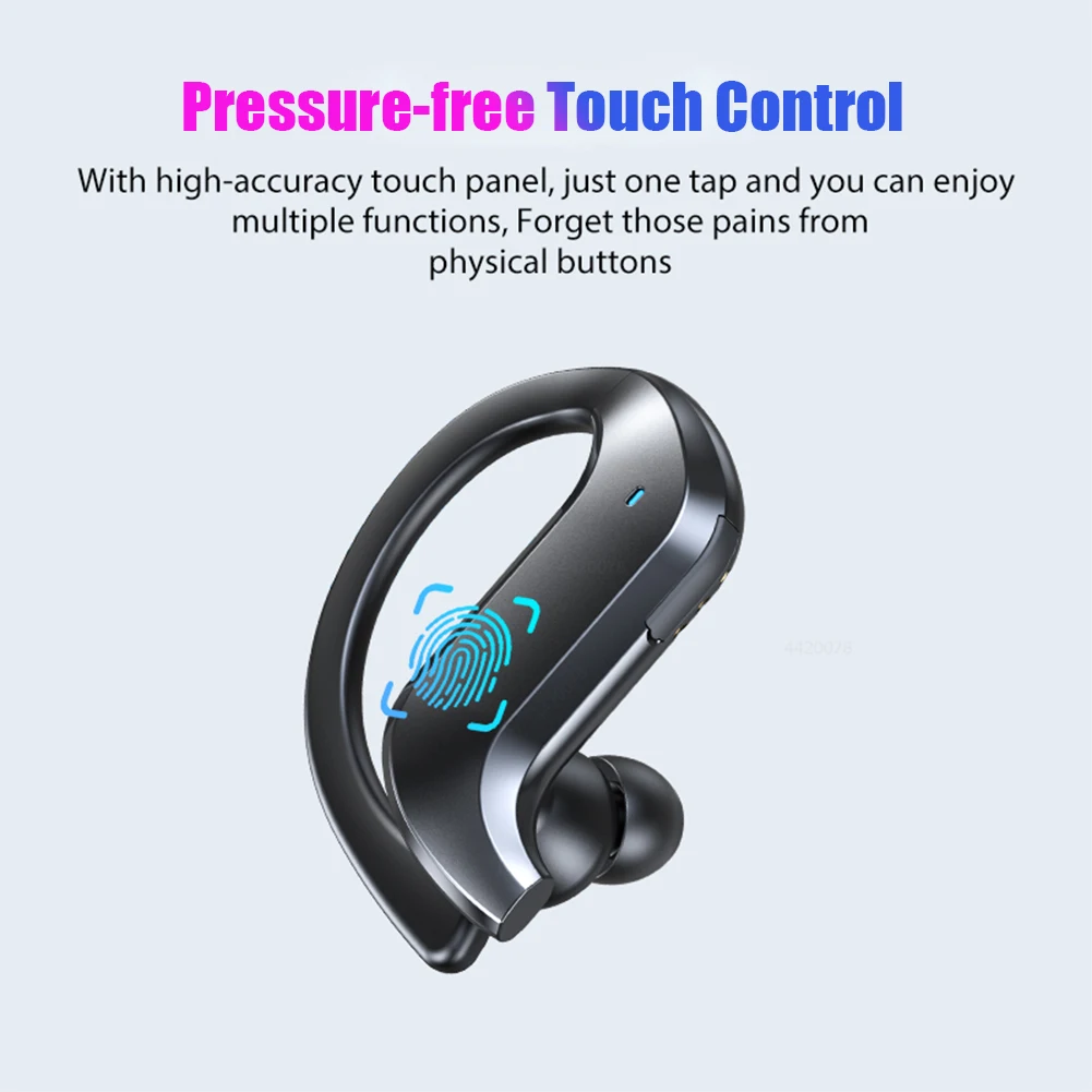 9D Hifi стерео Bluetooth-совместимые наушники спортивные водонепроницаемые TWS