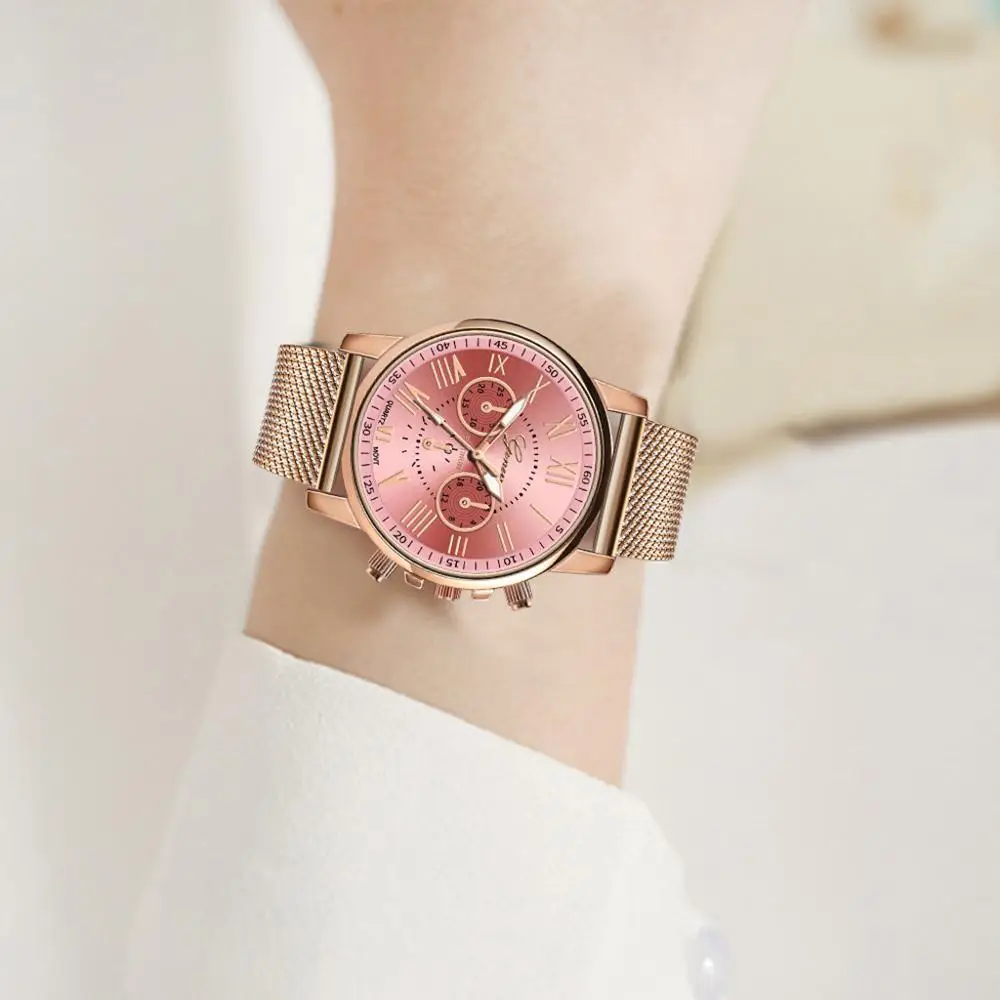 hot selling geneva womens casual silicone strap quartz watch top brand girls bracelet wristwatch women relogio feminino xb40 free global shipping