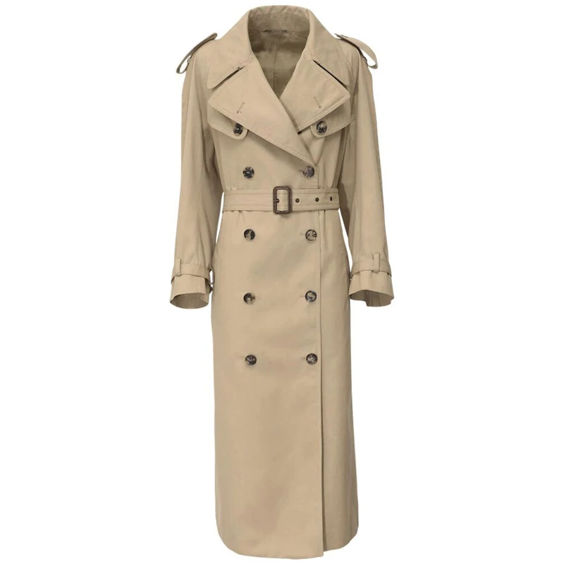 

FAKUNTN Winter New 2021 Autumn Design Women Trench Coat Fashion Winterbreaker