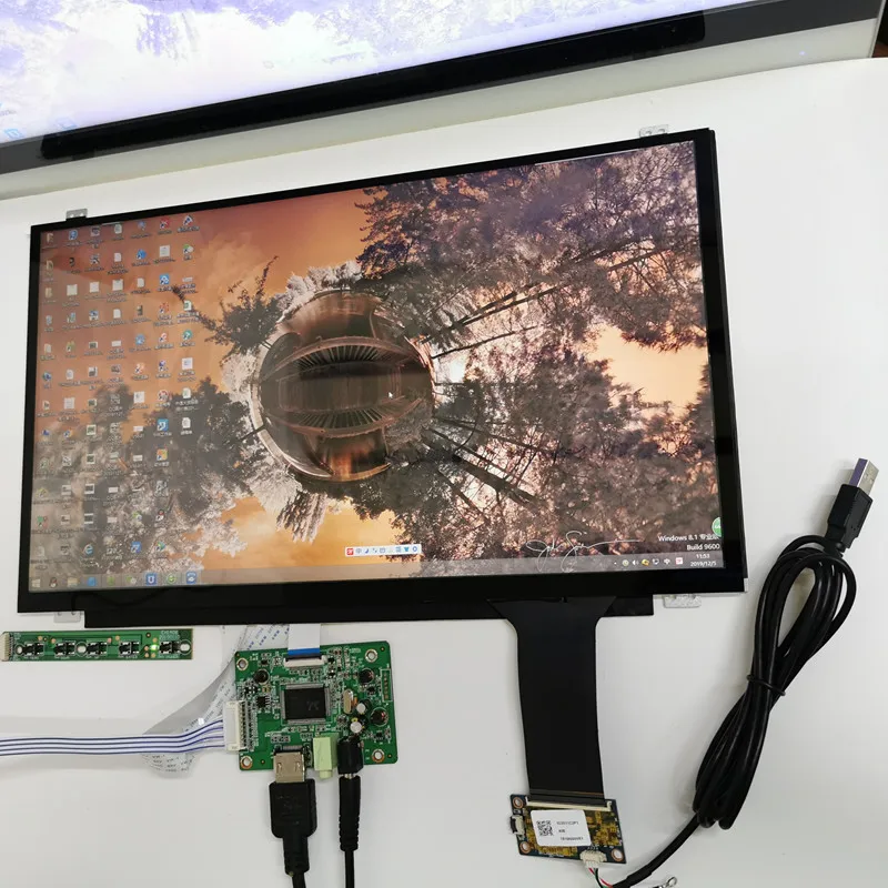 Автомобильный модуль Raspberry Pi3 IPS 10-точечный емкостный сенсорный ЖК-модуль 15 6 дюйма