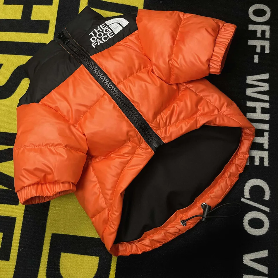 

The Dog Face Perro Down Jacket Fashion Design Warm Winter Pet Clothing For Small Medium Dog Thick Waterproof Coat Chihuahua