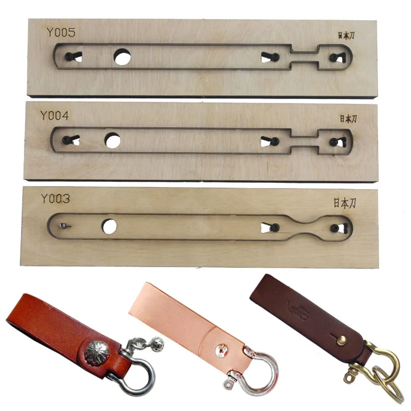 

Horseshoe Buckle Keychain Handmade Leather Knife Mold