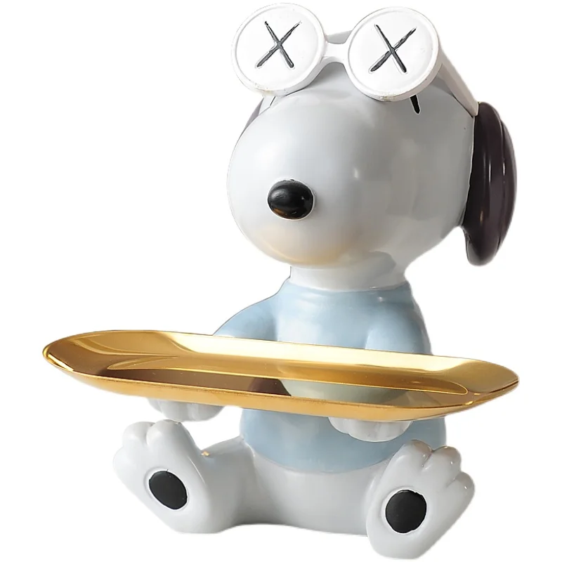 

Cute Dog Statue,Sculpture,Ornaments,Home Living Room Table Decoration,Figurines,Porch Cabinet,Storage Tray,Desk Accessories,Art