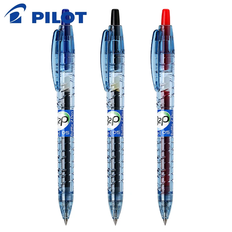 

3Pcs Pilot BL-B2P-5/7-BGJ Mineral Water Pen B2P Neutral Pen 0.5/0.7mm Baote Bottle Quick Drying Press Type Large Capacity