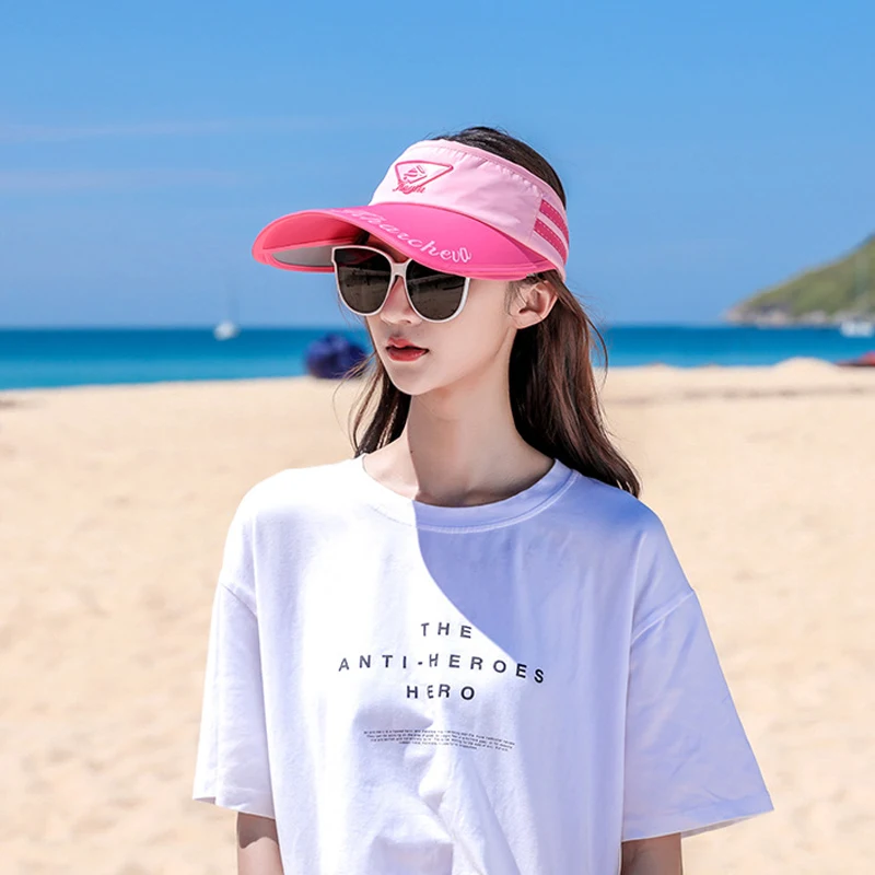 Спортивные кепки Foux для женщин летние телескопические регулируемые Козырьки с