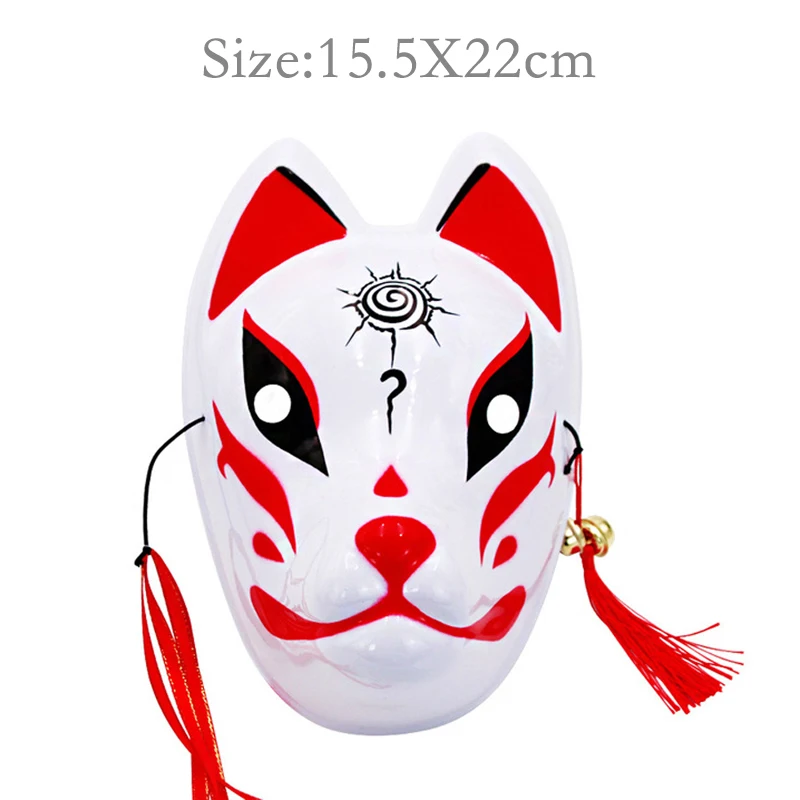 

Anime Demon Slayer Fox Masks Japanese Mask Cat Mask Masquerade Festival Ball Kabuki Kitsune Masks Party Cosplay Props