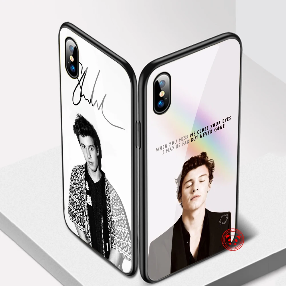 61d BiNFUL Шон Мендес шаблон стеклянный чехол для телефона Apple iPhone 11 Pro XR X XS Max 6 6S 7 8 Plus 5