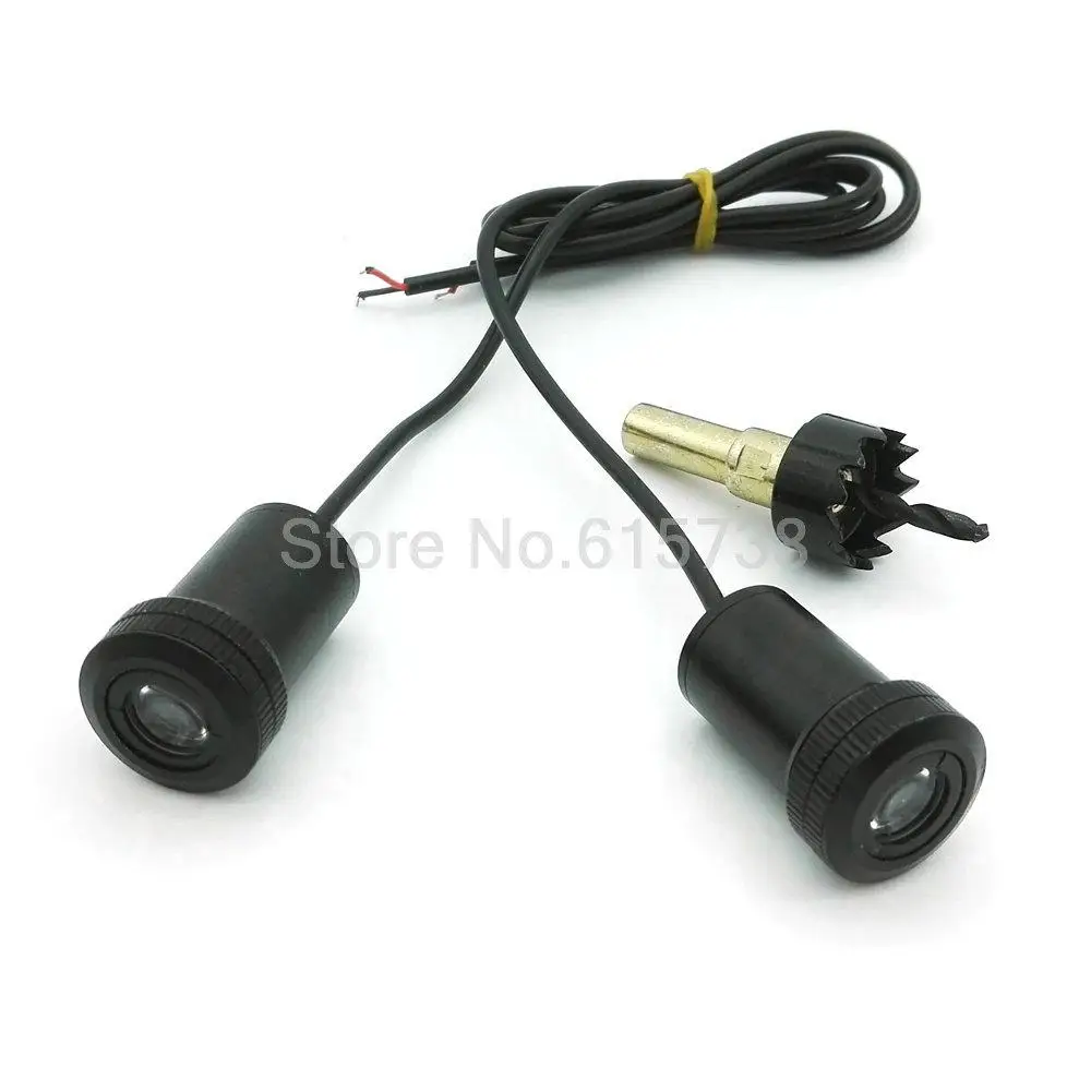 2pcs LED Courtesy Door Light Laser Projector Logo For Abarth Lancia Dodge Infiniti JEEP Welcome Lamp Car Accessories | Автомобили и