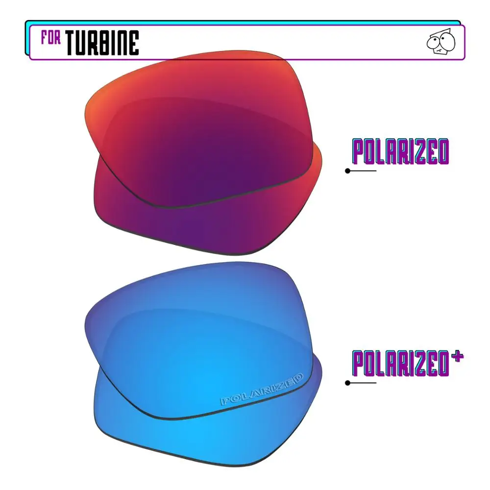 

Сменные поляризованные линзы EZReplace для солнцезащитных очков Oakley-BlueP Plus-MidnightP